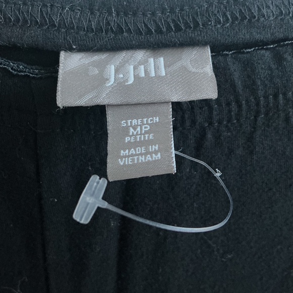 J. JILL Sretch Pants Black Medium Petite - Picture 3 of 4